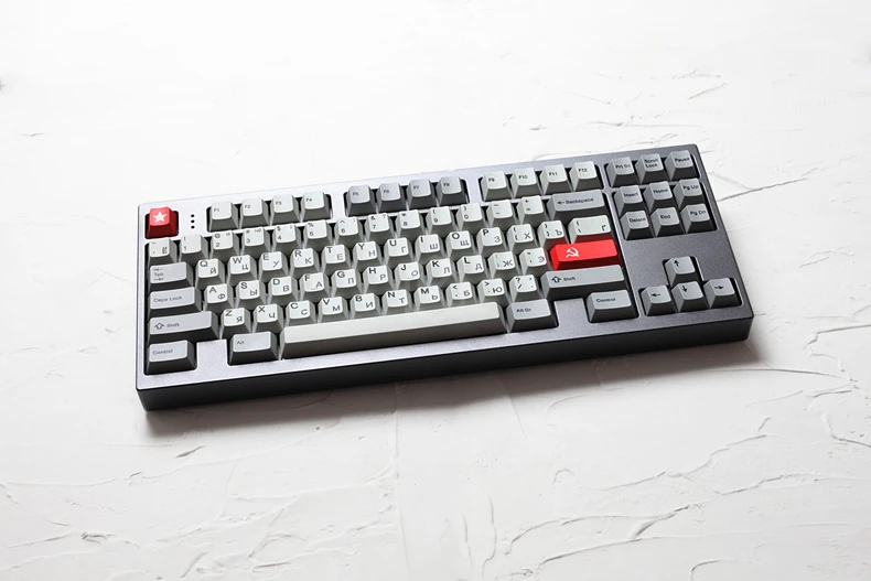 Kprepublic 139 русские корни русский язык шрифт вишневый профиль краситель Sub Keycap PBT для