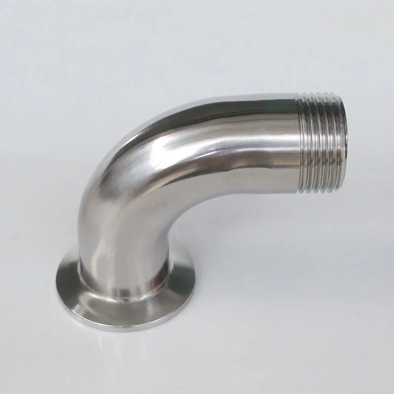 

1'' Male Thread Adapter with 90 degree Bend x 1.5'' Tri Clamp