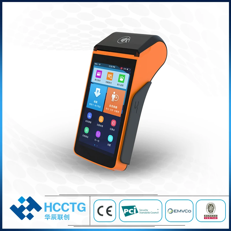 Считыватель платежных карт NFC TOP UP POS терминал с 1D/2D сканером штрих кодов P20L