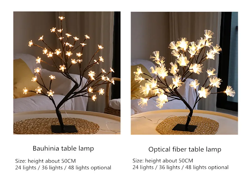 LED Rose Table Lamp USB Powered Rose Flower Fairy Light Valentine's Day Present Romantic Wedding Christmas Decor Desk Lamps Ins