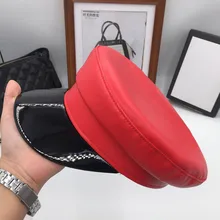 Модная студенческая шапка, подходящая всем цветам, шапка в стиле Джокер, темно-синяя шапка, козырьки, восстанавливающая древние способы, мужская и женская моряка, шапка