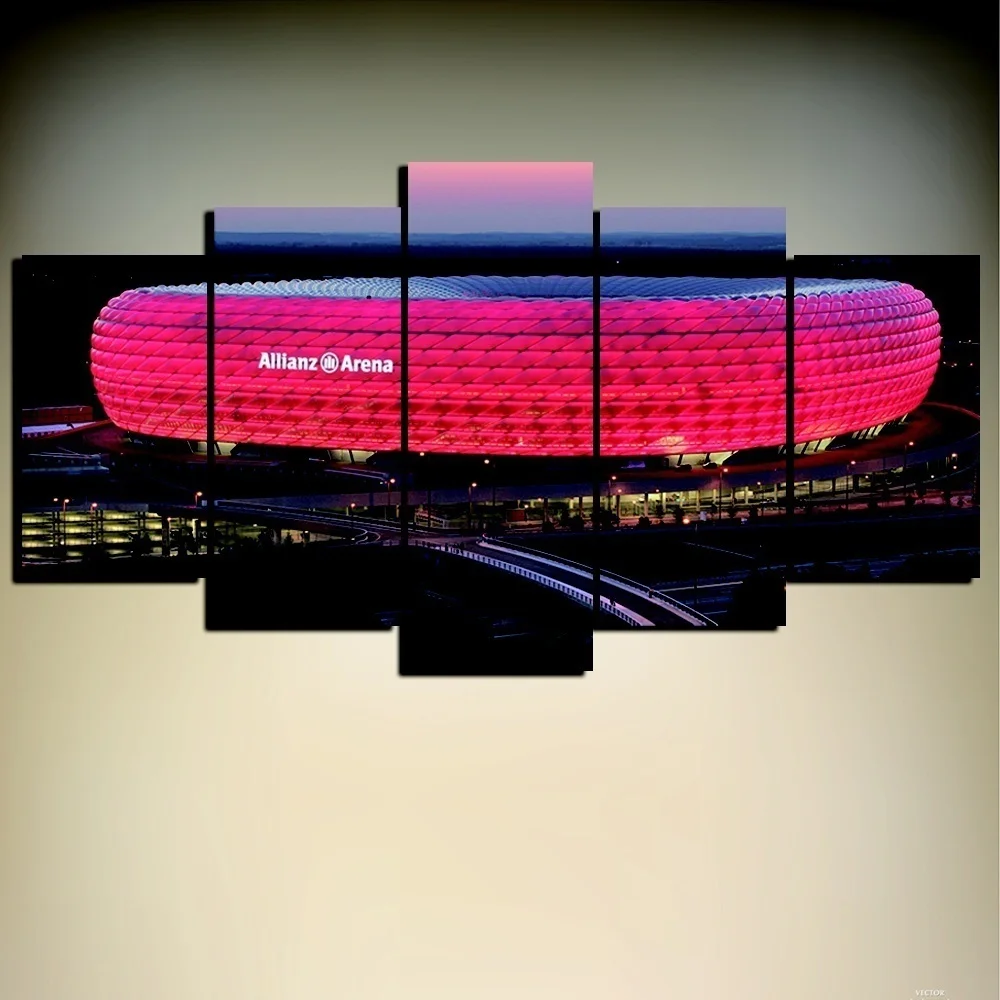 Impression d'art à Munich de l'Allianz Arena, poster, photo - France