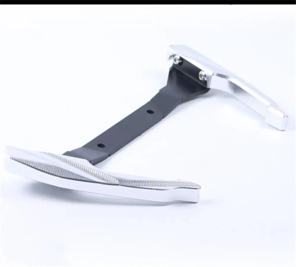 Хвост мотоцикла поручень для Benelli 502C хвост крыло полка CNC алюминиевый персональный подлокотник для заднего сиденья гонщик аксессуары - Цвет: Серебристый