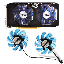 2 piezas de ventilador de tarjeta gráfica RX 580 de 85MM, FDC10U12S9 C, 4 pines, cc 12V, adecuado para su reemplazo de refrigeración RX 480 570