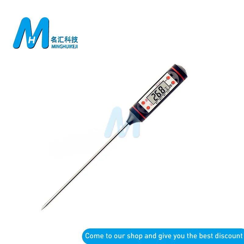 Digital Meat Thermometer Cooking Food Kitchen BBQ Probe Water Milk Oil Liquid Oven Temperaure Sensor Meter TP101 | Электронные