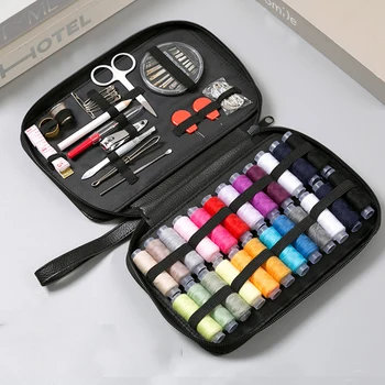 

Household Sewing Bag Multi-functional Sewing Packing Bag Portable Sewing Kit Storage Bag Sewing Thread Suit Threading Device