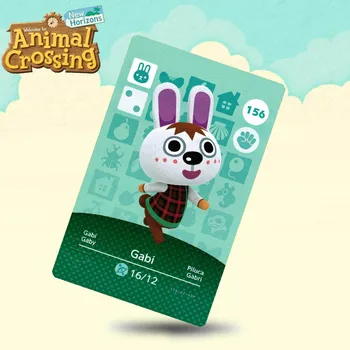 

156 Gabi Animal Crossing Card Amiibo Cards Work for Switch NS 3DS Games