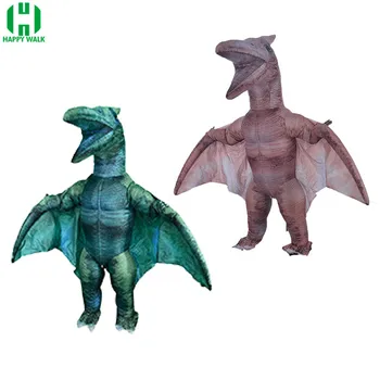 

2020 Year New Style Dinosaur Pterosaur Inflatable Costume for Adults Halloween Cosplay Party Fancy Dress Men Women Blow Up suit