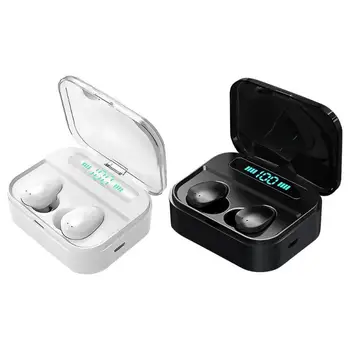 

X7 TWS Bluetooth 5.0 Earphone Stereo Wireless Sport Headset Earbuds with Microphone Portable and Powerful Charging Box