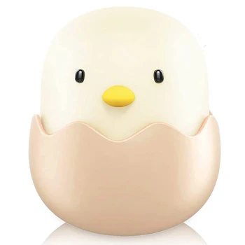 

Botique-Night Light for Kids,with Press Sensor, Dimmer Cute Chicken Lamp for Children'S Room