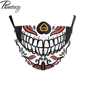 

Phantasy Face Mask 3D Print Fashion Mask Reusable Breathable Fabric Anti Pollution Unisex Mask Replaceable Filter Element