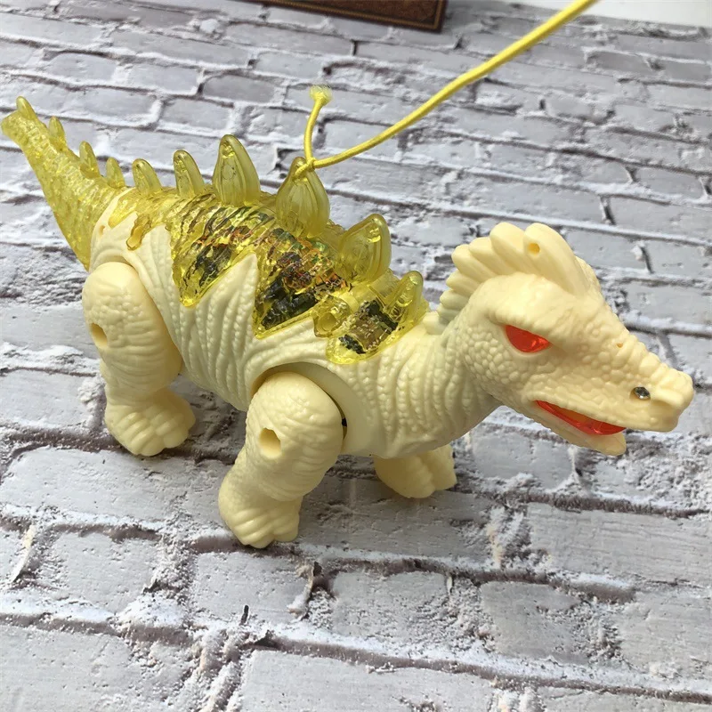 Electric Leash Dinosaur Light Included Light Music Walk Doll Bracing Wire Dinosaur Children Hot Selling Stall Toy
