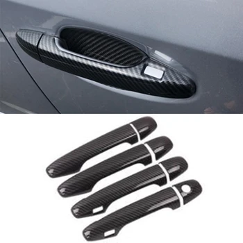 

Carbon Fiber Protect Door Handle Cover Accessories with Keyhole for Subaru Outback XV Crosstrek 2013-2017