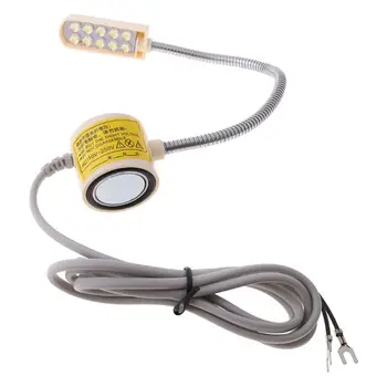 

110-250V 10/12/30 LED Sewing Machine Light Working Gooseneck Lamp with Magnetic Base