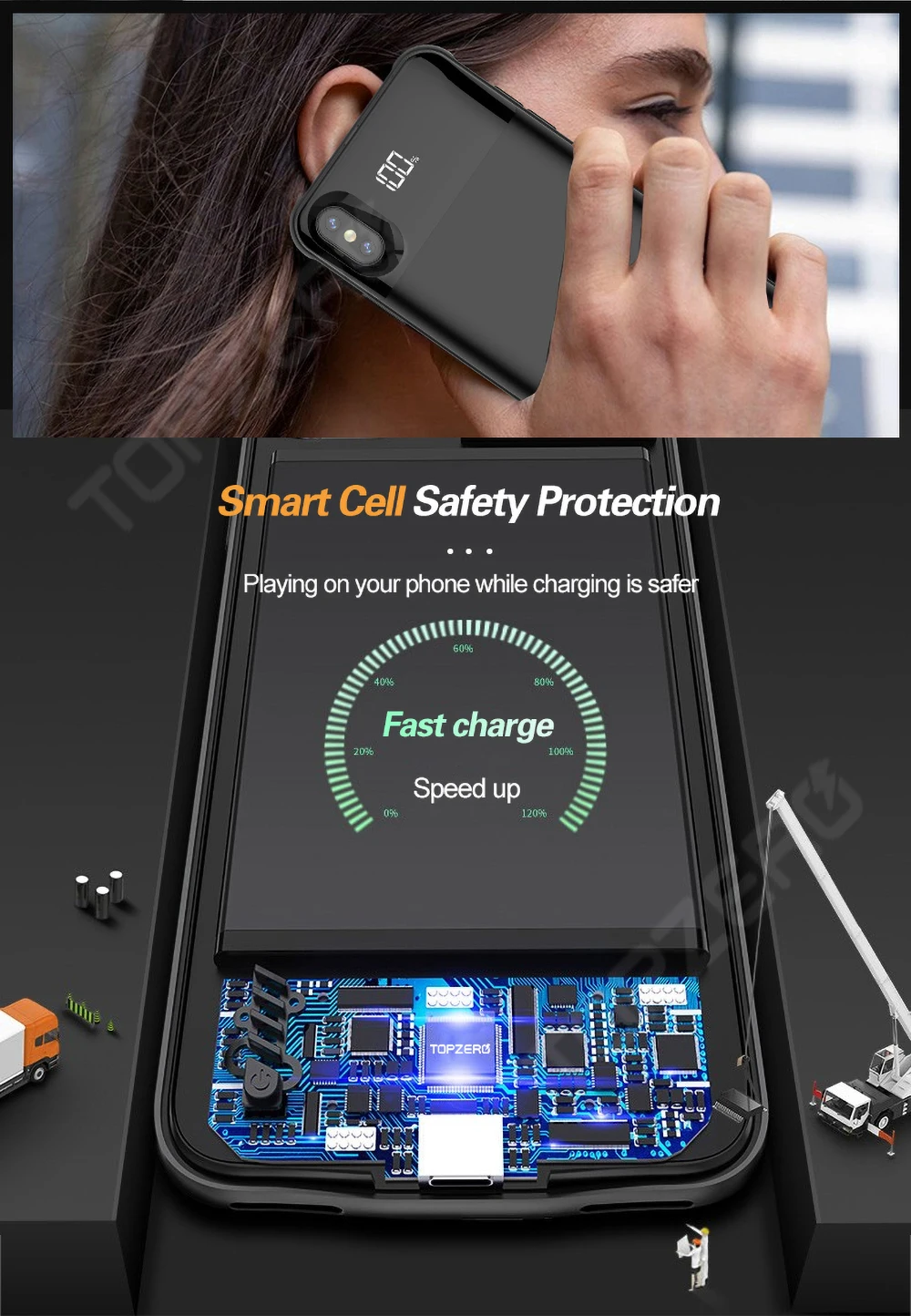 Чехол для аккумулятора для iPhone 11 Pro Max, цифровой дисплей, магнитный аккумулятор, чехол, зарядное устройство, чехол, внешний аккумулятор для iPhone XS