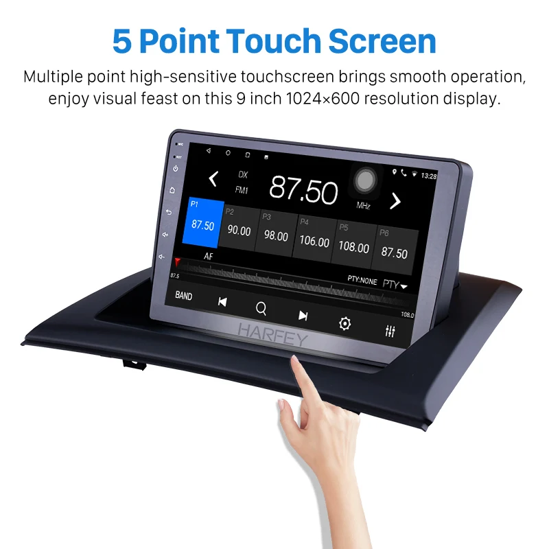 Sale Harfey GPS Car Multimedia Player 2din For 2004-2012 BMW X3 E83 2.0i 2.5i 2.5si 3.0i 3.0si 2.0d 3.0d 3.0sd Android 9.0 With Music 2