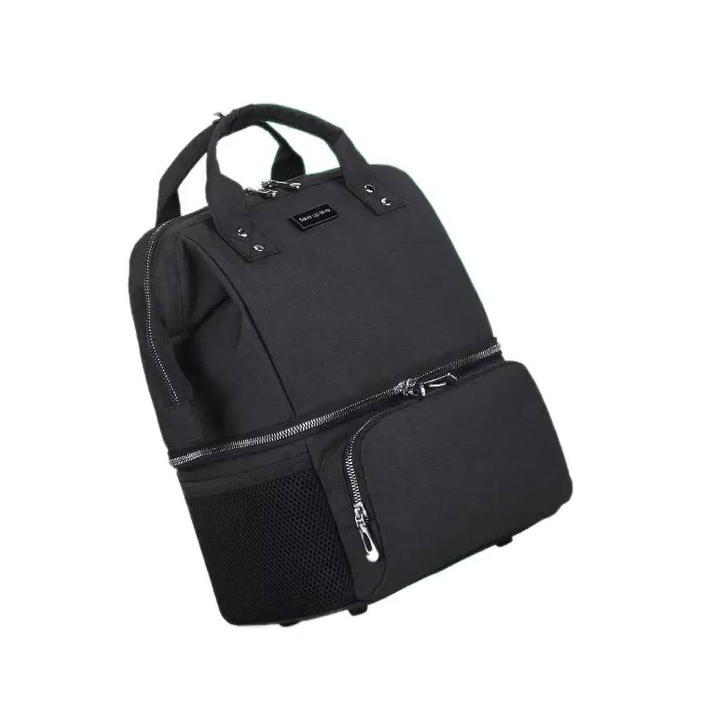 Waterproof Mummy Bag Shoulder Double Dry Wet Separation Insulation Lunch Breast Milk Preservation Large Back Milk Bottle bag