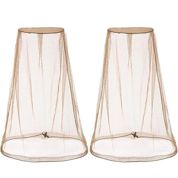 

2 Pack Head Net Face Mesh Head Cover For Outdoor Lovers Protect From Fly Screen Mosquito Gnat And Other Flies