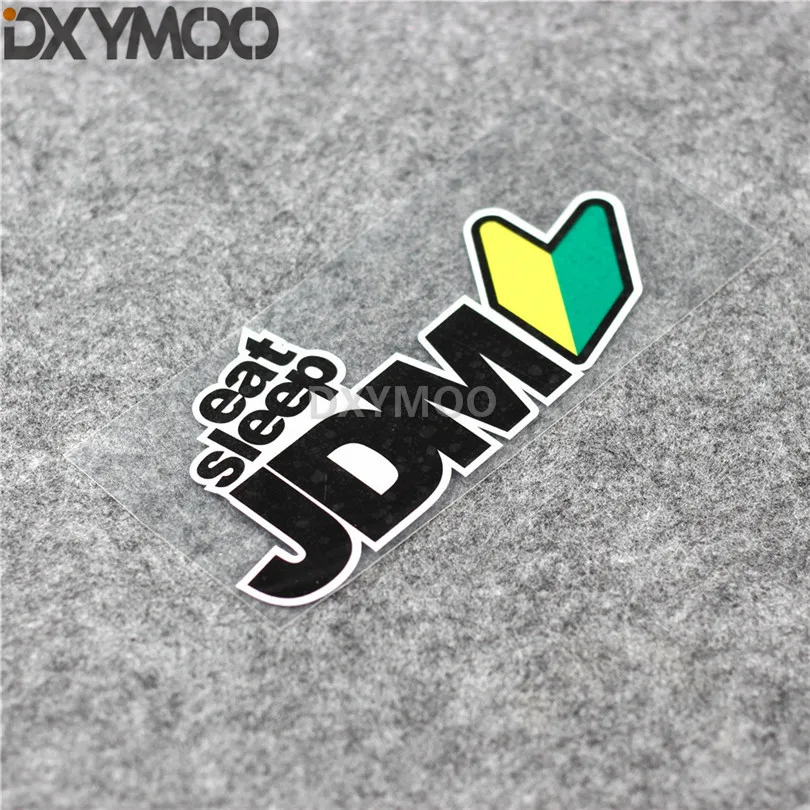 Автомобильные наклейки на мотоцикл в японском стиле JDM Eat Sleep Leaf шлем