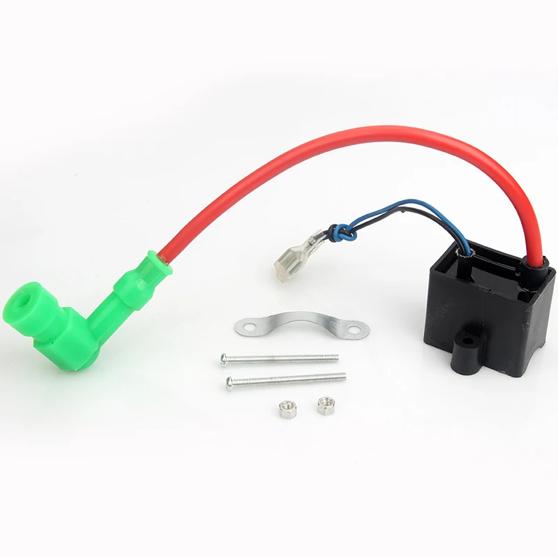 

Green 49cc 66cc 80cc Magneto Ignition Coil For Engine Motorized Bicycle Bike