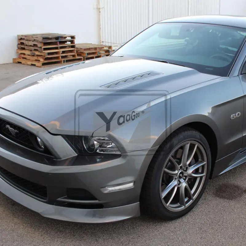 YaaGoo Янтарный светодиодный, боковой, габаритный фонарь лампы для Ford Mustang 2010- прозрачные линзы спереди