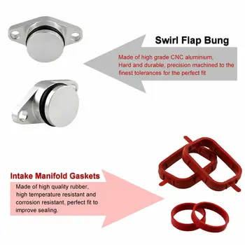 

Diesel Vortex Baffle Swirl Flap Belank Rpairing Removal Delete Kits For BMW