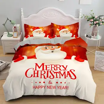 

New Item Home Textile Christmas Decoration Gift 2/3pcs Duvet Cover Set Bedding Quilt Cover(No Comforter)