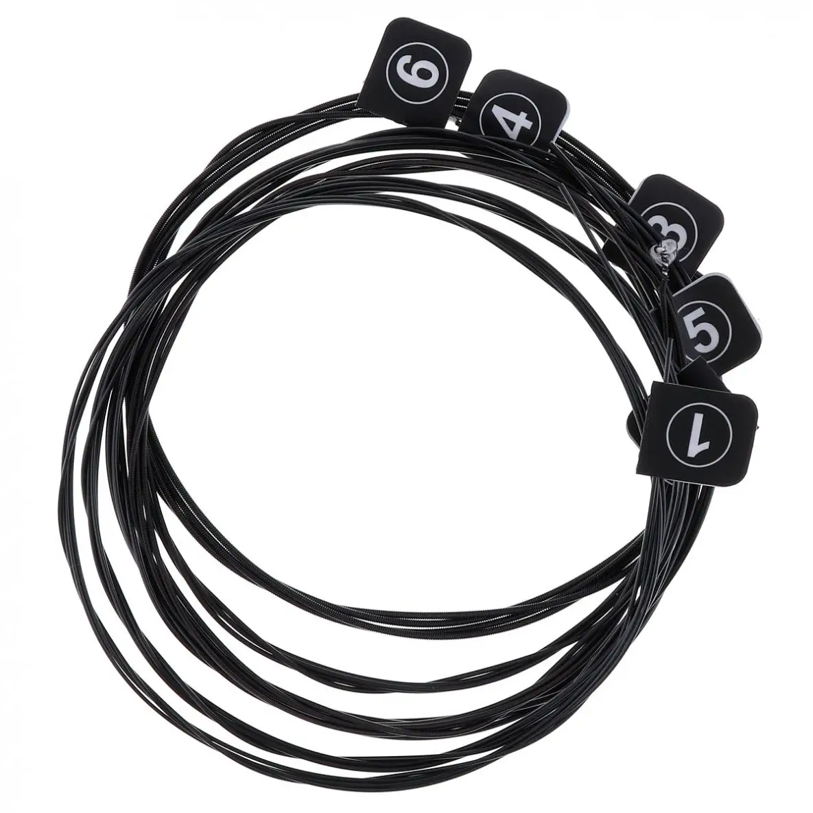 Orphee Guitar Strings 6pcs/set 028-045 Durable Classic Color Plated Wire with Great Tone & Hard Tension
