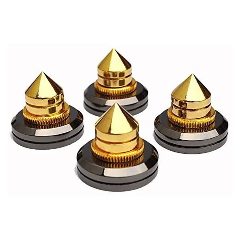 8 Set Golden Plated Speaker Spikes Subwoofe Stands Recommendation CD O