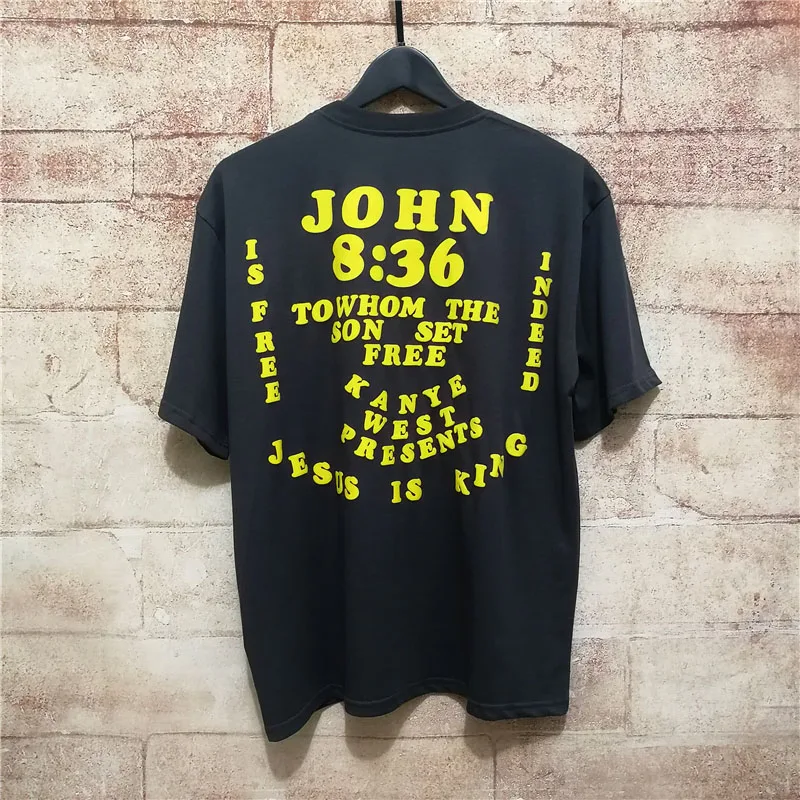 Kanye West и надписью «Jesus Is футболка King уличной моды высокое качество и надписью «Jesus Is King футболки 3D печать футболки
