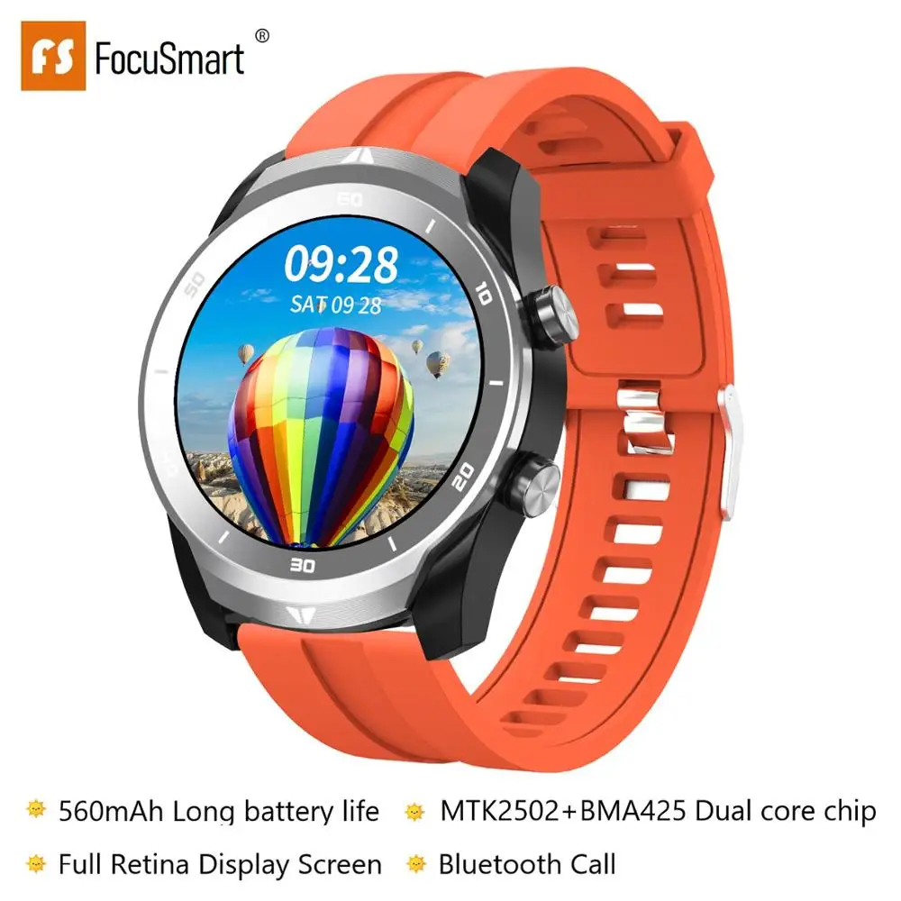 Смарт часы FocuSmart DT79 смарт с Bluetooth функцией звонков ЭКГ пульсометром артериальным