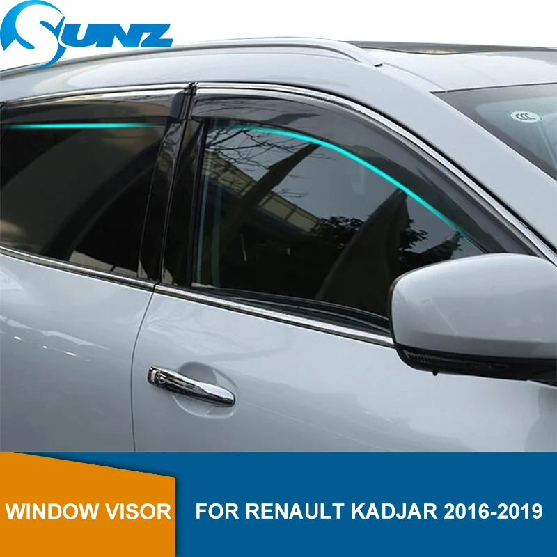 

Side Window Deflector For Renault Kadjar Dynamique 2016 2017 2018 2019 Window Visor Sun Rain Deflector Guards SUNZ