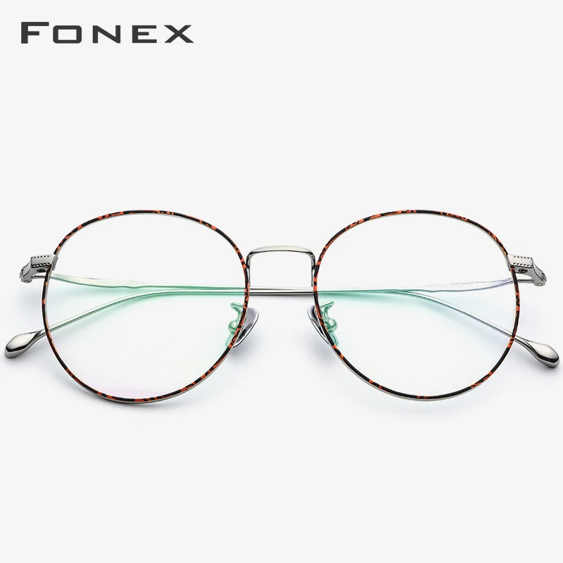 

B Titanium Eyeglasses Frame Women Ultralight Prescription Men Oversize Round Spectacles Myopia Optical Glasses Frame Eyewear 862