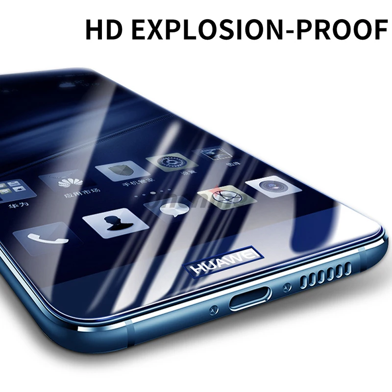 Закаленное 3d стекло Onenine изогнутое премиум для huawei P10 Lite Plus 2017 защитная пленка 2.5D с