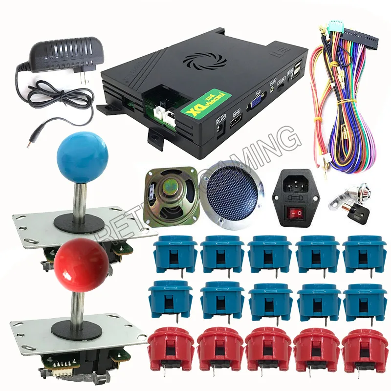 US $119.99 Pandora Box DX Arcade Console Diy Kit 5Pin Joystick Copy Sanwa Push Button 3000 in 1 343D Games for MAME Cabinet
