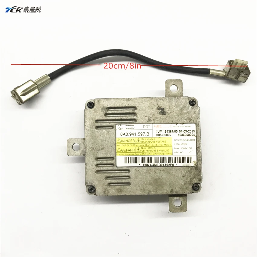 1X YCK 8K0941597B 8K0 941 597 B D3S D3R D4S D4R ксенон головной светильник Xenon HID балласт б/у Heaslamp автомобильный светильник аксессуары 35 Вт 42В