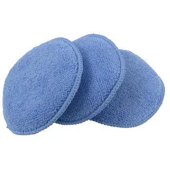 

5pcs Soft Microfiber Foam Sponge Clean Buffer Car Cleaning Applicator Car Wax Sponge Dust Remove Auto Care Polishing Pad