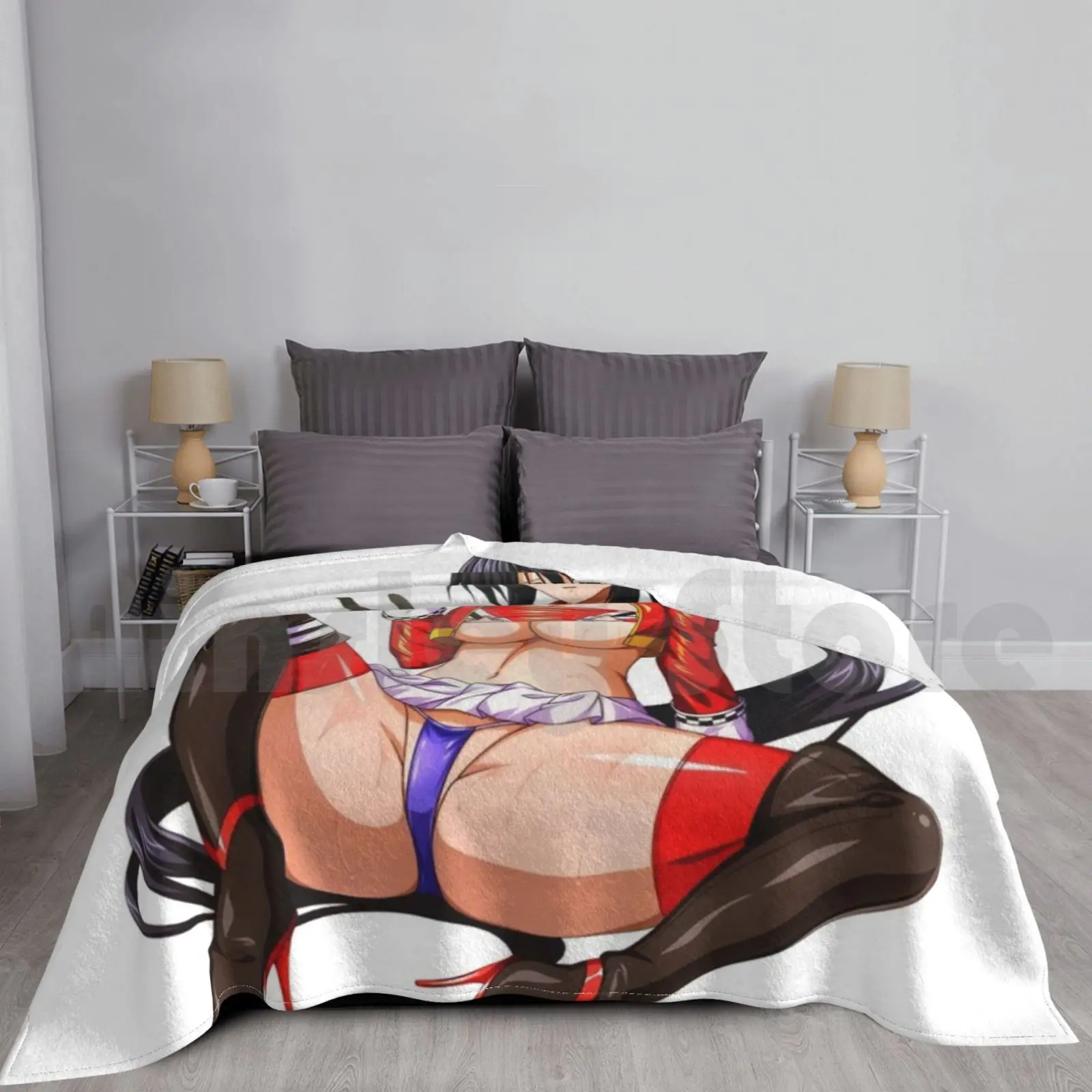 

Lewd Girl Himejima Akeno | High School Dxd Blanket Fashion Custom High School Dxd Hentai High School Dxd Ecchi High School