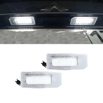 

2PCs For Mitsubishi ASX 2011 2012 2013 2014 18-LED License Plate Light Number Plate Lamp Canbus 6000K White 12V Car Styling