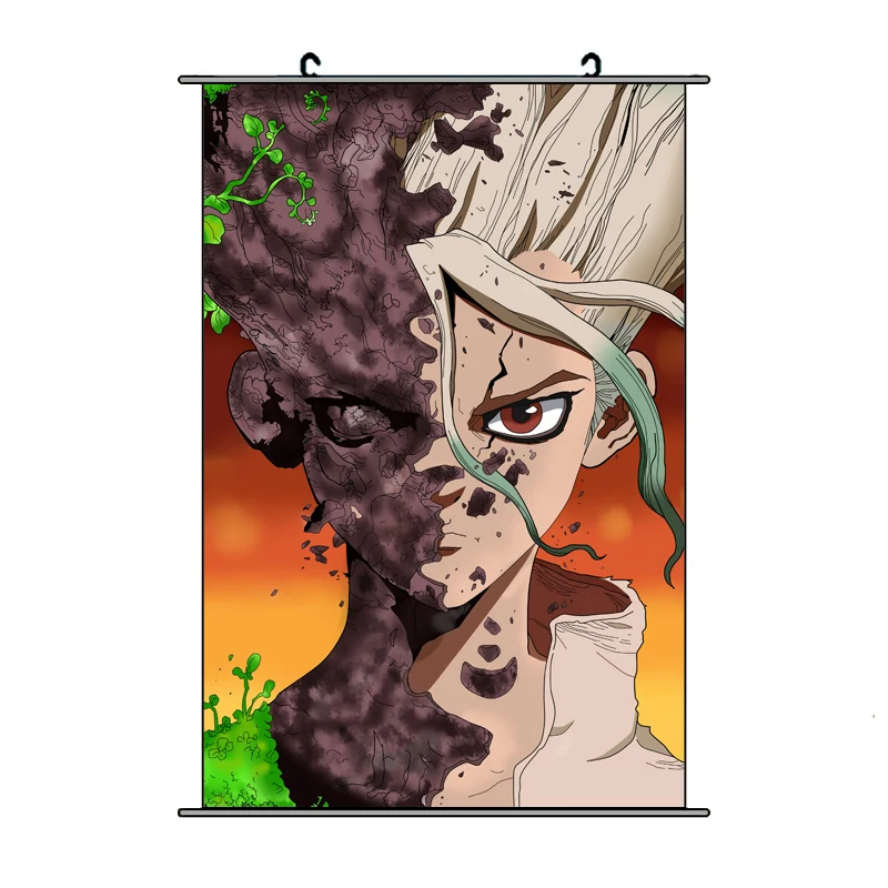 Dr.Stone Anime Diamond Art Painting Kit Cartoon Ishigami Senkuu