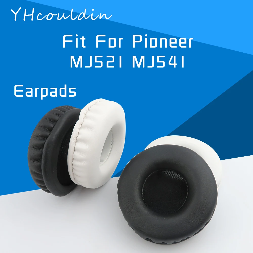 

YHcouldin Earpads For Pioneer MJ521 MJ541 SE-MJ521 SE-MJ541 Headphone Accessaries Replacement Wrinkled Leather