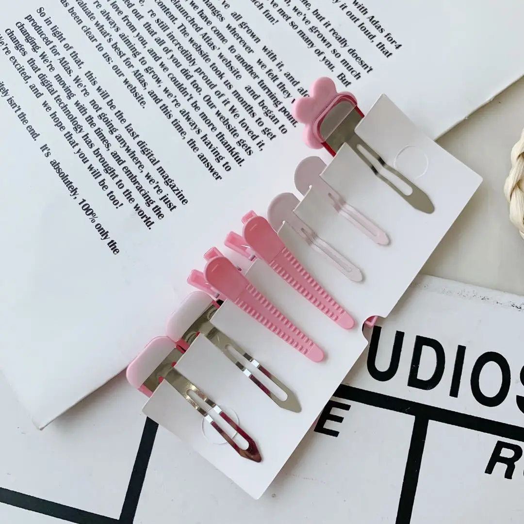 pcs/set cute hot korea fashion geometric rhombus flower hairpins