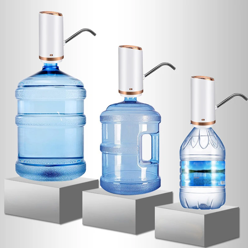 USB Charged Water Dispenser Protable Electric Drinking Water Pump Silent Design-Fits for 2 to 5 Gallon Bottles