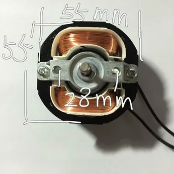 

1pc 220V 24W 2700r/min shaded pole motor for small Shaped heater exhaust Vent Fan Motor Aluminum clad copper