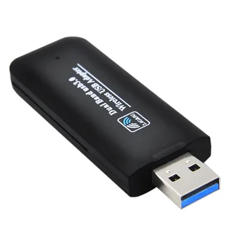 

Wireless WiFi Adapter 1200Mbps USB Dual-Band 802.11Ac RTL8812BU WiFi Antenna for Windows Xp/7/8/10 MAC USB WIFI Emitter