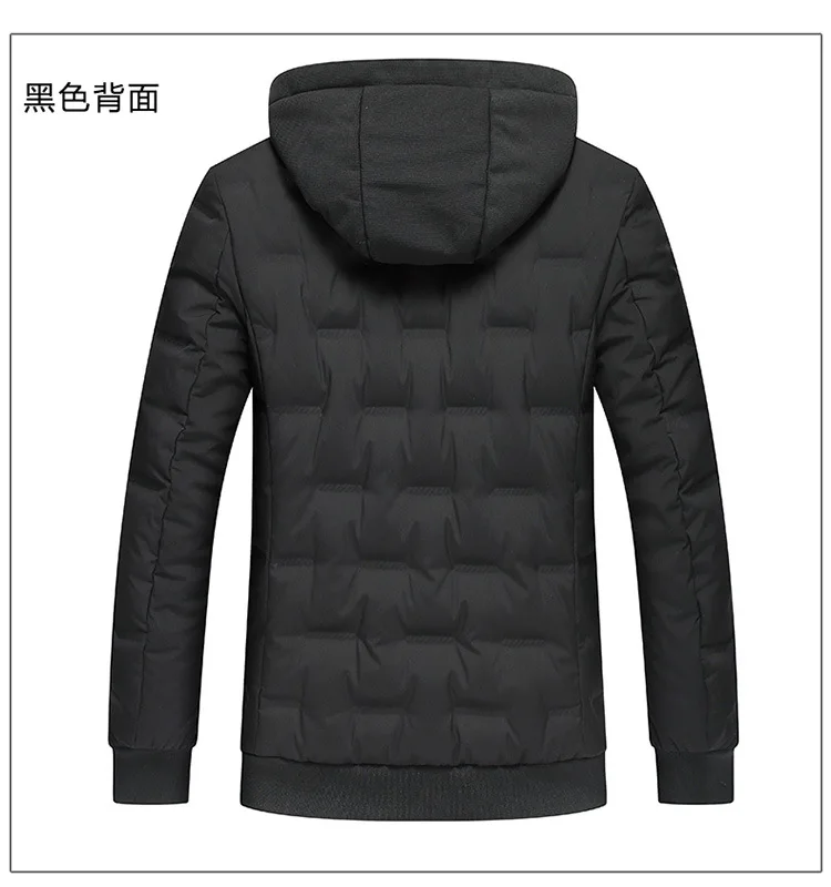 Down Jacket Men's New Style Short down Jacket Men Thick White Duck down Warm Hooded Coat Cold Protective Clothing Fashion