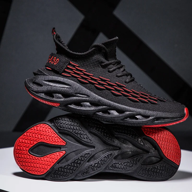 

HUMTTO Men Running Shoes Fly Wire Men's Outdoor Sneakers Soft Breathable Jogging Sport Shoes Man Breathable Walking Shoes Male
