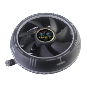 

HOT-LANSHUO Xuanbing 200CPU Cooler Desktop Host Universal Symphony Lights Luminous Mute Computer Cooling CPU Fan