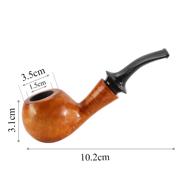 Smoker-Briar-Smoking-Pipes-Wooden-Tobacco-Pipes-Real-Handmade-With-Free ...