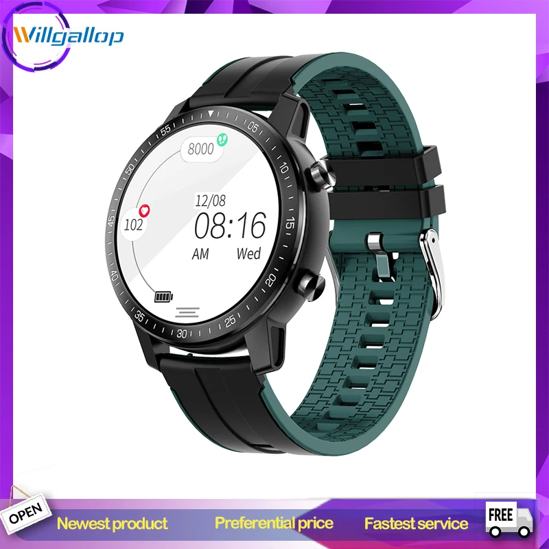 Willgallop S30 Smart Watches Smart Band Sport Fitness Tracker Pedometer Heart Rate Blood Pressure Monitor BT Bracelet Men
